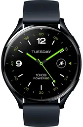 Смарт-годинник Xiaomi Watch 2 Black Case With Black TPU Strap (BHR8035GL) - мініатюра 3
