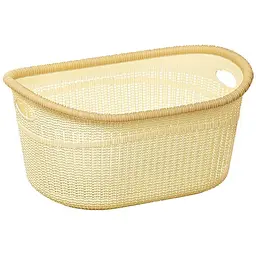Кошик Irak Plastik Gordes 35 л жовтий (00-00013218)