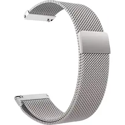 Універсальний ремінець DK Milanes Design Band для Amazfit Bip 20mm Silver [41795]