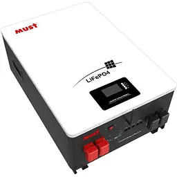 Акумулятор Must LiFePO4 24V (25.6V/200Ah/5120Wh) (LP16-24200) [123426] - мініатюра 5