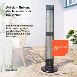 Інфрачервоний обігрівач Blumfeldt BlazeTower (10046339) - мініатюра 7