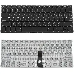 Клавіатура для ноутбука APPLE (MacBook Air: A1369, A1466 (2011-2017)) rus, black, SMALL Enter