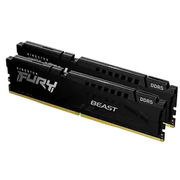 Оперативна пам'ять Kingston Fury 16GB (2x8GB) DDR5 5600MHz Beast Black (KF556C40BBK2-16)