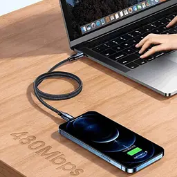 Кабель Usams US-SJ522 U71 USB-C to Lightning 20W 2m Black (SJ522USB01) [153989] - мініатюра 8