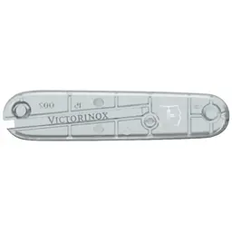 Накладка на ніж Victorinox 91мм сріблястий прозорий передня з лого (Va+)