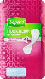 Урологічні прокладки Depend Normal Plus Pad 12 шт. (9435022) - мініатюра 4