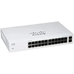 Комутатор CBS110 24xGE, 2x1G SFP Shared, Unmanaged Cisco teh0018099