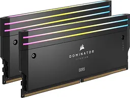 Оперативна пам'ять Corsair 32GB (2x16GB) DDR5 7200MHz Dominator Titanium RGB (CMP32GX5M2X7200C34) - мініатюра 3