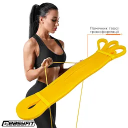 Гумова петля EasyFit 1-6 кг жовта (EF-2654-1) - мініатюра 4