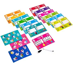 Гра з маркером Vladi Toys Пиши та витирай, Англійський алфавіт, укр. мова (VT5010-23) - мініатюра 2