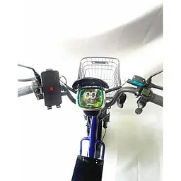Електровелосипед Minako Monster Pro 16" 1000W 60V 30Ah гідравлічні гальма синій - мініатюра 12