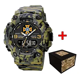 Чоловічий наручний годинник 001 ДСНС Camo Green Awarder acs0032033