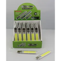Світлодіодний ліхтарик USB LED 0510 9,5 см 8 COP діодів 1 штука