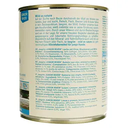Вологий корм для цуценят Isegrim Junior Salmon Лосось з просом, чорницею і травами 800 г - мініатюра 5