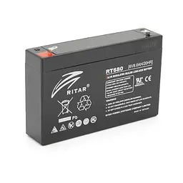 Батарея до ДБЖ Ritar AGM RT680G, 6V-8Ah (RT680G)
