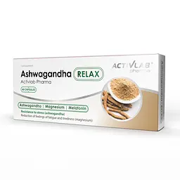 Натуральна добавка Ashwagandha Relax, 60 капсул ActivLab vit0000561