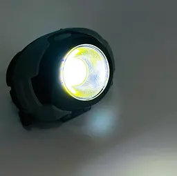 Налобний ліхтар 1801-COB з яскравим COB LED живлення від 3×AAA батарейок Сірий - мініатюра 3