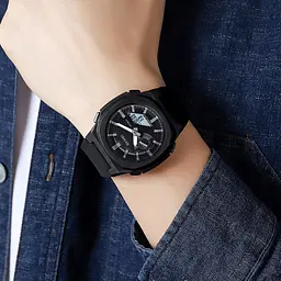 Чоловічий наручний годинник 2091BKGYWT Black-Grey White Skmei acs0030298 - мініатюра 3