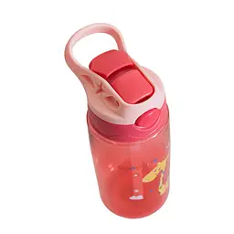 Пляшка для води дитяча Baby LB400, 500 мл, з трубочкою, пластикова, червона - мініатюра 5