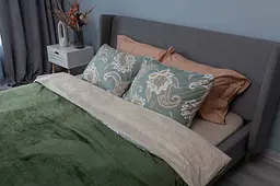 Плед Ardesto Flannel 200x220 см 100% поліестер зелений pbe0050453 - мініатюра 4