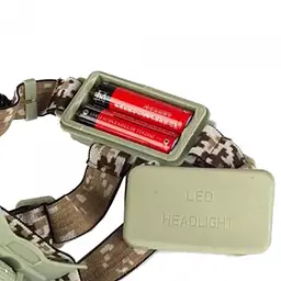 Ліхтар налобний акумуляторний камуфляж CH-002M-T6 signal light zoom ЗУ Type-C - мініатюра 4