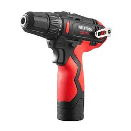 Шуруповерт акумуляторний INTERTOOL WT-0310, 12 В, Li-Ion, 2 швидкості, патрон 0.8–10 мм