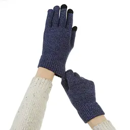 Рукавички для сенсорних екранів ArmorStandart Melange Blue/Black size XL (ARM59873) - мініатюра 7