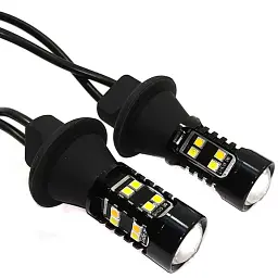Денні ходові вогні Guarand DRL&Turn Light T20 (W21W) Біло-жовтий - мініатюра 5