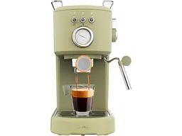 Ріжкова кавоварка еспресо Cecotec Cumbia Power Espresso 20 Retro Green (CCTC-01723)