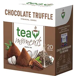 Чай чорний Tea Moments Chocolate Truffle, 20 пірамідок (920165) - мініатюра 2