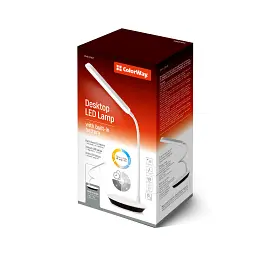 Настільна лампа ColorWay Portable & Flexible 360, 4W, з вбудованим акумулятором 1800 mAh (CW-DL12FB-W) - мініатюра 8