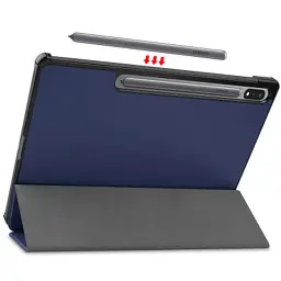 Чохол до планшета BeCover Smart Case Samsung Tab S9 Plus (SM-X810/SM-X816)/S9 FE Plus (SM-X610/SM-X616) 12.4" Deep Blue (710322) - мініатюра 6