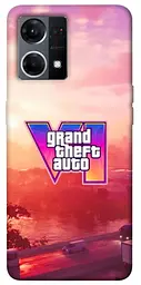 TPU чохол Demsky GTA VI Vice City для Oppo Reno 7 4G