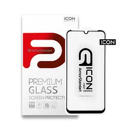 Захисне скло для Motorola G8 Plus, Icon, 2.5D загартоване скло, повне проклеювання, глянсове, удароміцне, з олеофобним покриттям, сумісне з чохлами, міцність 9H, проста установка, ArmorStandart (ARM57654)