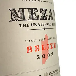 Ром Mezan Belize 2008, 46%, 0,7 л - мініатюра 4