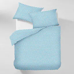 Наволочка Cosas Blue Zigzag 50х70 см (Zig_Blue_50) - мініатюра 2