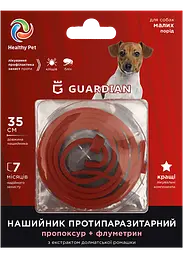 Протипаразитарний нашийник для собак Healthy Pet Guardian червоний 35 см 103061