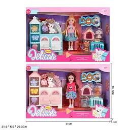Ігровий набір з лялькою та меблями Delicate Bedroom (L5-37) в асортименті