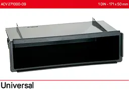 Універсальна кишеня 1 DIN ACV 271000-09 - мініатюра 4