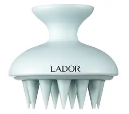 Масажна щітка для шкіри голови Scalp massager shampoo brush (blue) La'dor 70X70X70 мм