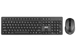 Комплект клавіатура та миша 2E MK420 WL, EN/UK/RU, чорний