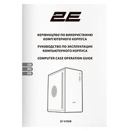 Корпус 2E Credo V500B без БП Black (2E-V500B) - мініатюра 9