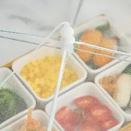Антимоскітна парасолька-ковпак для продуктів / Антимоскітна сітка парасолька на стіл, 48х26 см - мініатюра 4