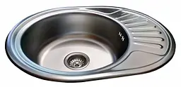 Кухонна мийка Romzha (Eko) Taleyta Satin RO49686, Сірий - мініатюра 7