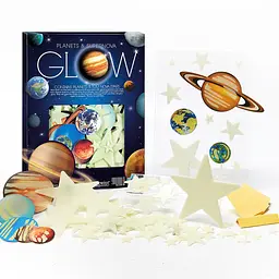 Набір сяючих наклейок 4M Glow Планети та 100 зірок (00-05631) - мініатюра 2