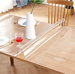 М'яке скло Прозора силіконова скатертина на стіл Soft Glass Захист для меблів 4.0х1.0 м Товщина 1.5 мм - мініатюра 5