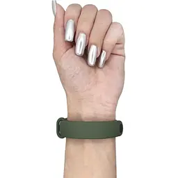 Силіконовий ремінець BeCover для Xiaomi Mi Smart Band 9 Khaki (711950) - мініатюра 5