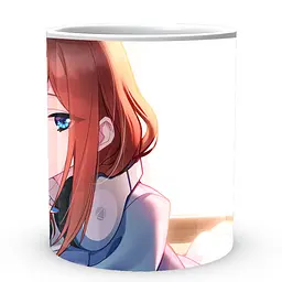 Кухоль GeekLand The Quintessential Quintuplets П'ять наречених Міку QQ 02.03 330 мл білий - мініатюра 2