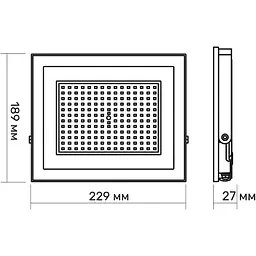 LED прожектор TITANUM, 100W 6500K (TLF1006) - мініатюра 5