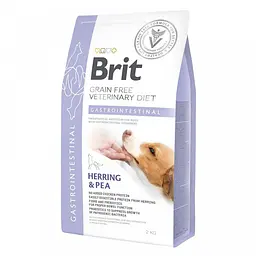 Сухий корм Brit GF VetDiets Dog Gastrointestinal 2 кг для собак при порушеннях травлення (оселедець, лосось)